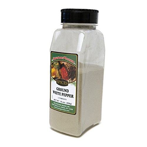 TSM Ground White Pepper Fine 64 Mesh 16 Oz 