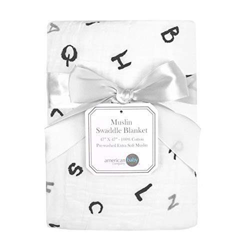 American Baby Company 100% Natural Cotton Muslin Sw