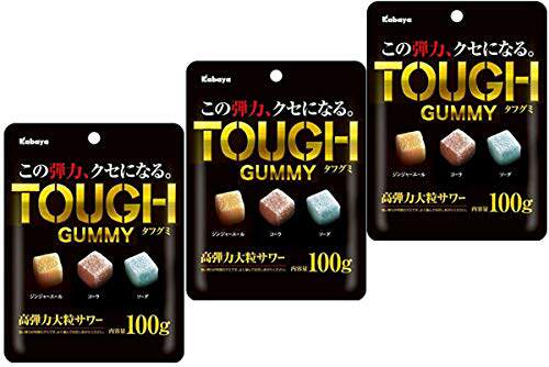 Japanese Tough Gummy Candies × 3 bags No a204 nul