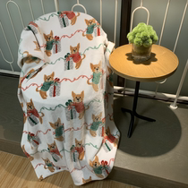 High Quality Recommended Christmas Flannel Blanket Sheet Spring Autumn Coral Fleece Blanket Bed Blanket Single Double