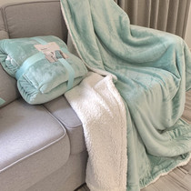 Clearance at a loss Thickened high-quality flannel warm lamb fleece blanket autumn and winter quilt dormitory sofa blanket