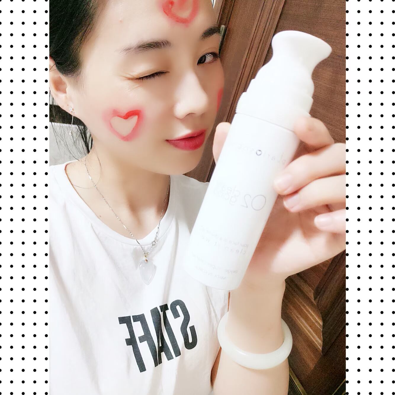 Zhenzhu thẩm mỹ bong bóng làm sạch ngọc trai thẩm mỹ làm sạch sữa để mụn đầu đen làm sạch oxy ba trong một sữa rửa mặt avene