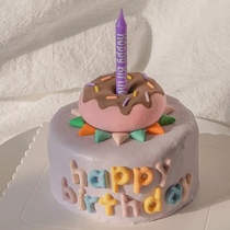 Pet Birthday Cake Ins Homemade Chicken Duck Meat Beef Pooch Universal Cake Kitty Teddy Gold Wool