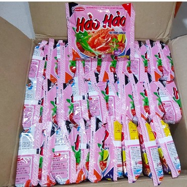 haohao bubble shrimp noodle Vietnam bubble authentic acid and acid surface 75 grams