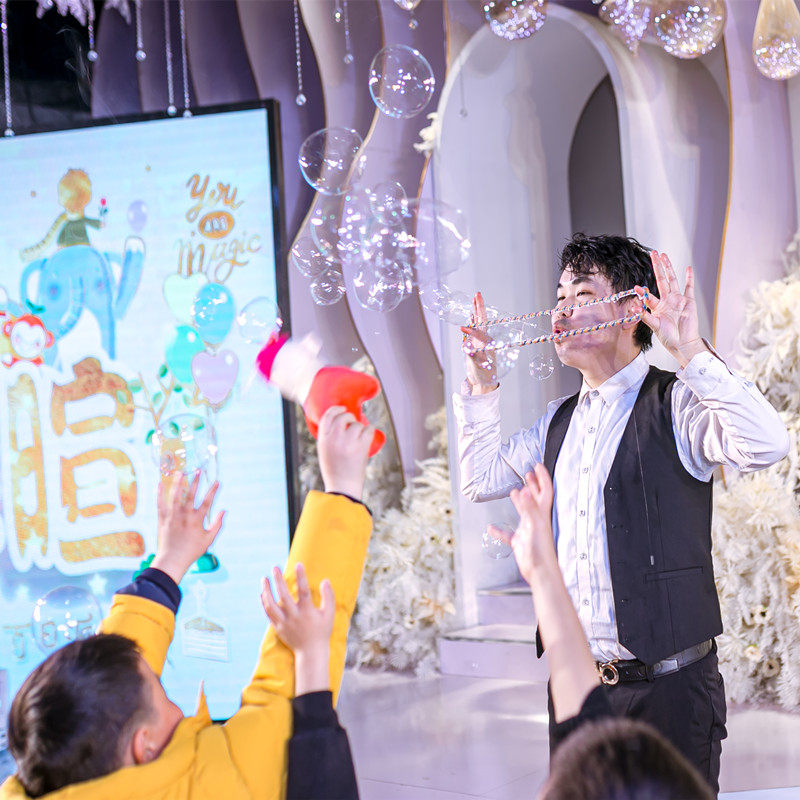 Blow Bubbles Hand Rope Hands Bubblewater Replenishing Concentrated Liquid Magic Magic Stage Performance Bubble Show props