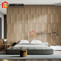 Customized carved hard package background wall bedside soft package hotel project bedroom lobby fine carved board manufacturer direct sales