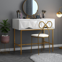 Light luxury dressing table bedroom small apartment Post Modern ins princess style Italian paint Nordic simple makeup table cabinet
