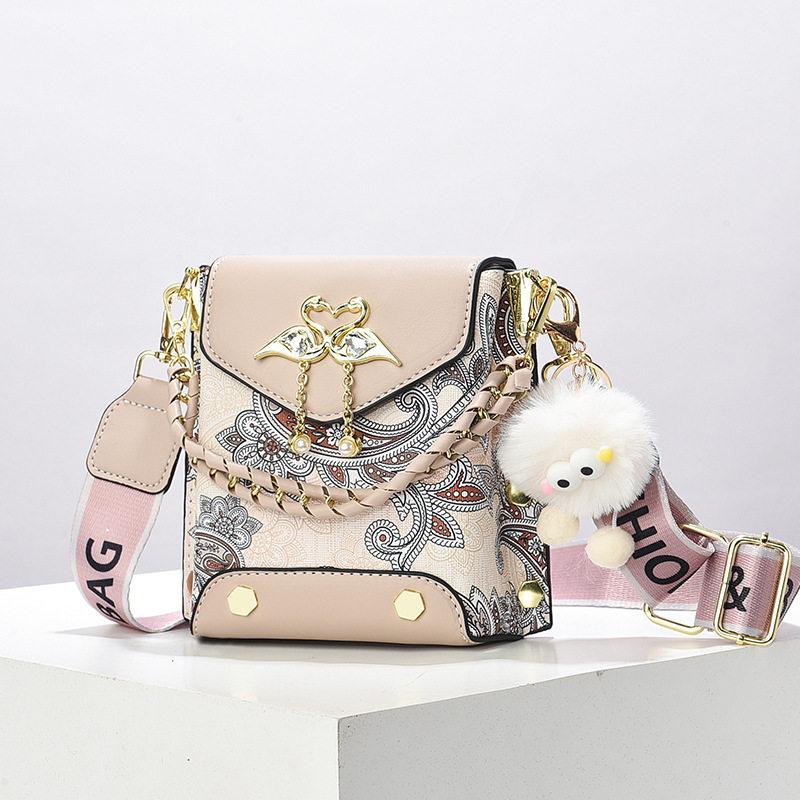 Western style mobile phone bag mini small bag for women 2026 new fashion versatile national style temperament single shoulder crossbody bag for women