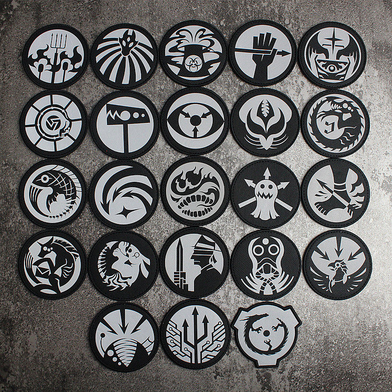 SCP Foundation Mobile Task Force Logo Reflective Velcro Chapter Morale Chapter Personality Armband Badge Backpack Sticker