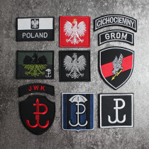 Rainbow 6 R6 Poland GROM Embroidery Magic Sticker Arm Zhang Military Meme Badge Zhang Arms Zhang Sewing Patches