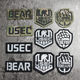 Escape from Tarkov Reflective Velcro Chapter USECBEAR Armband Tactical Backpack Sticker Morale Badge Badge