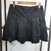 Treatment of two pure original spring and autumn models with small black dress lady half body dress short skirt cotton quality m165 code