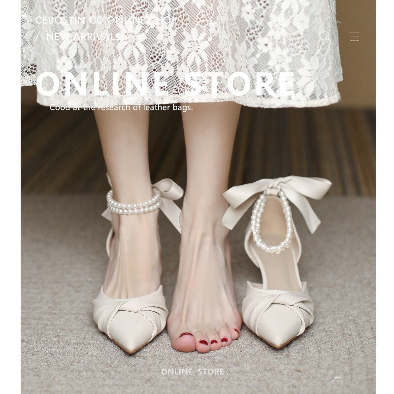 Elegant French-Style 3cm Low-Heeled Bridesmaid Shoes, Women's High-Heeled Shoes, White Sandals, Summer Mid-Heel Shoes to Match Dresses Elegant French-Style 3cm Low-Heeled Bridesmaid Shoes, Women's High-Heeled Shoes, White Sandals, Summer Mid-Heel Shoes to Match Dresses