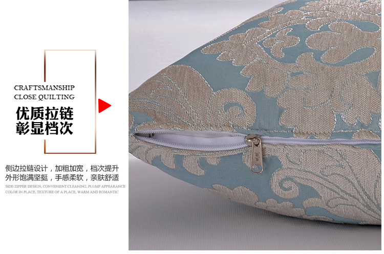 Châu Âu jacquard cushion cover gối bìa sofa bìa 4.550.556.065.707.580 mà không có lõi - Trở lại đệm / Bolsters gối đệm lưng