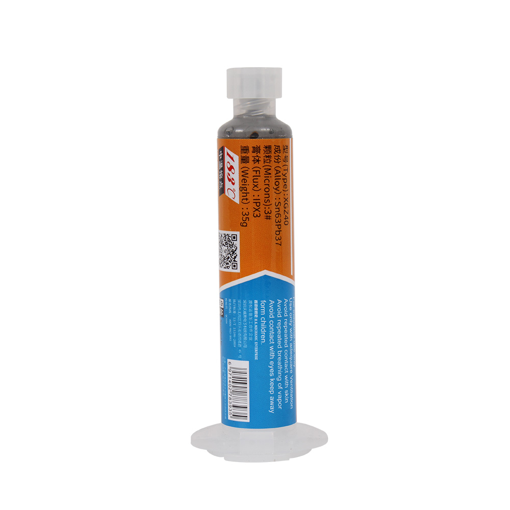 XG-Z40MECHANIC   Maintenance man   Medium temperature Tin paste   SN63   PB37   Injection Tube Solder paste XG-Z40   ( 10CC )