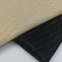 Specially dense gold and silver thread diamond-shaped soft mesh fabric see-through bottoming shirt handmade dress wedding dress fashion fabric