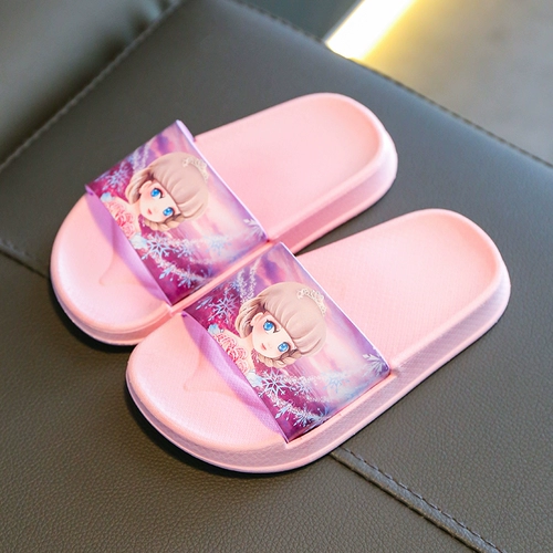 Детские тапочки, обувь, нескользящий наряд маленькой принцессы, слайдеры, мягкая подошва