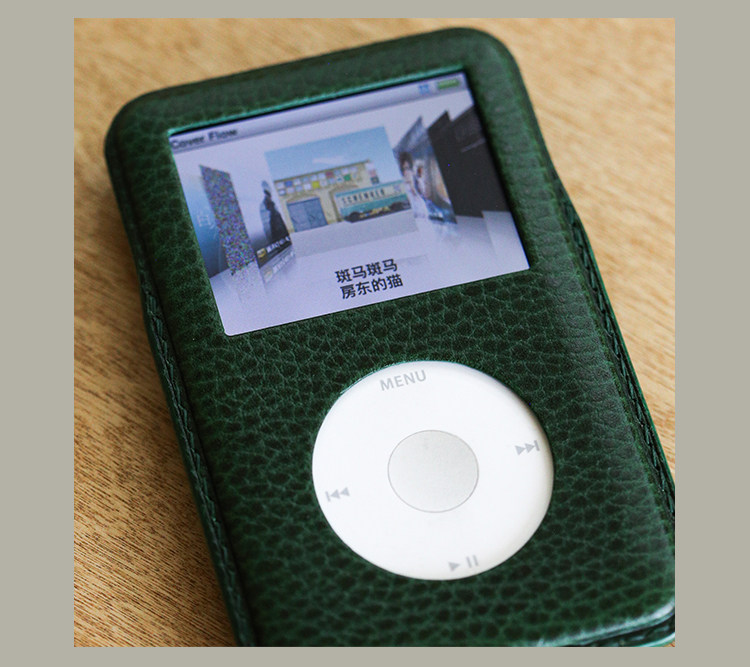 ラッキーファイブ手作り本革保護ケース iPod classic 第 3 世代 ipc 本