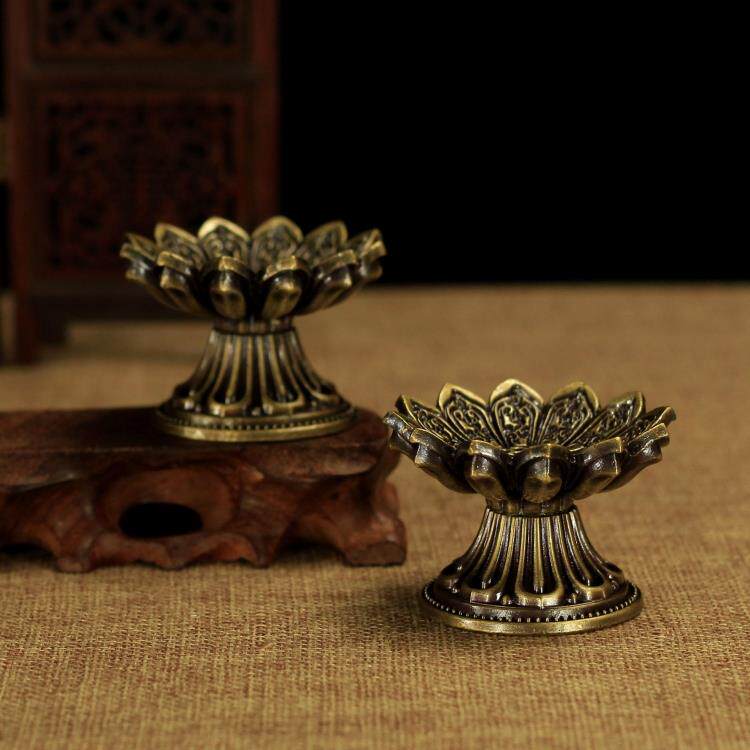 Supplies Nepal pure copper butter candle holder butter candle holder lamp holder temple Buddhist hall supplies ornaments