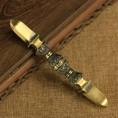 The statues of the Buddha tang mi Shingon du gu pestle 16CM alloy ggs chu jiang mo chu multiplier treasure pestle field pestle boutique