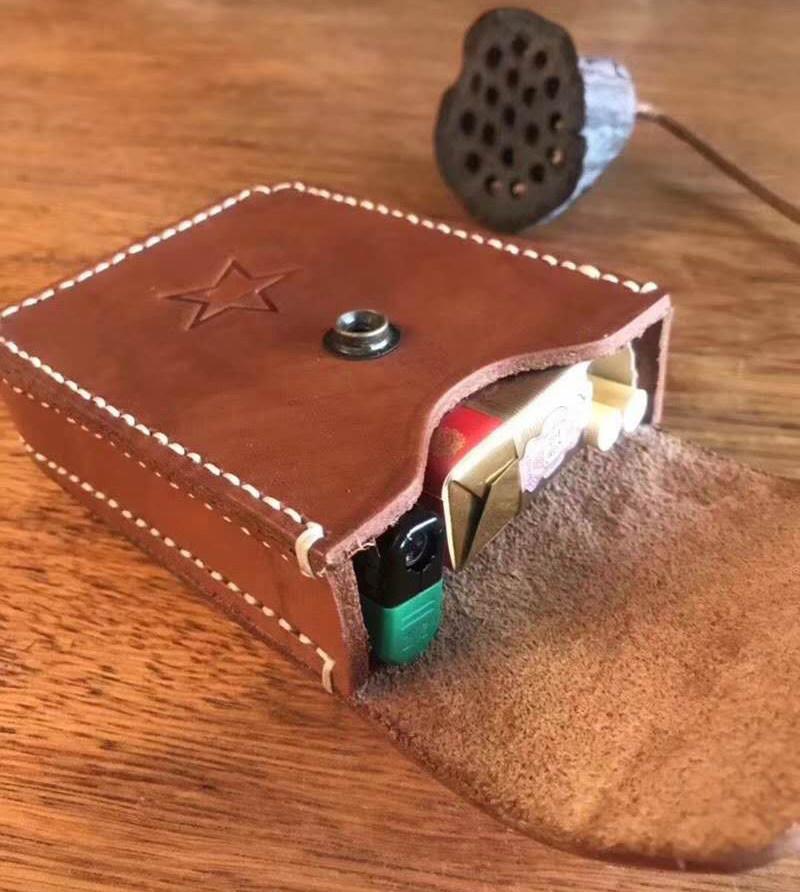 Nanjing 3521 Factory Headlayer Yellow Bull Leather Pocket Miscellaneous Bag Kit ECD Bag Crazy Mapleather Carry-on men's hanging bag