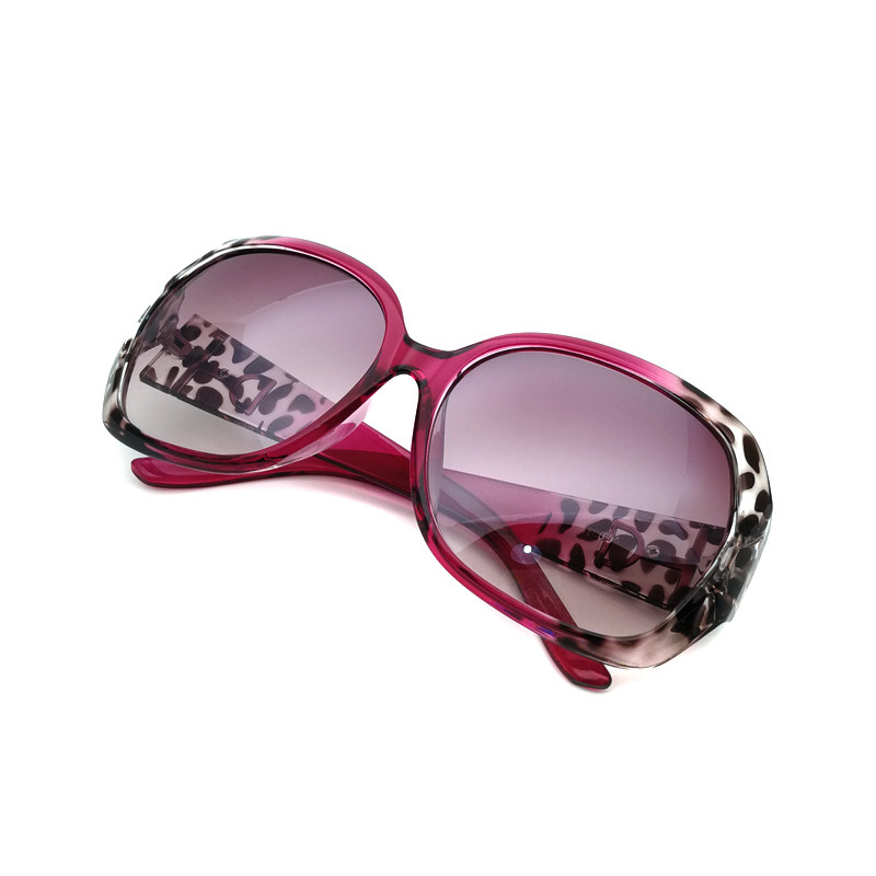 Women's Sunglasses Classic Two Tone Wind Sand UV Full Frame Wide Leg Fit Gradient Travel Sunglasses