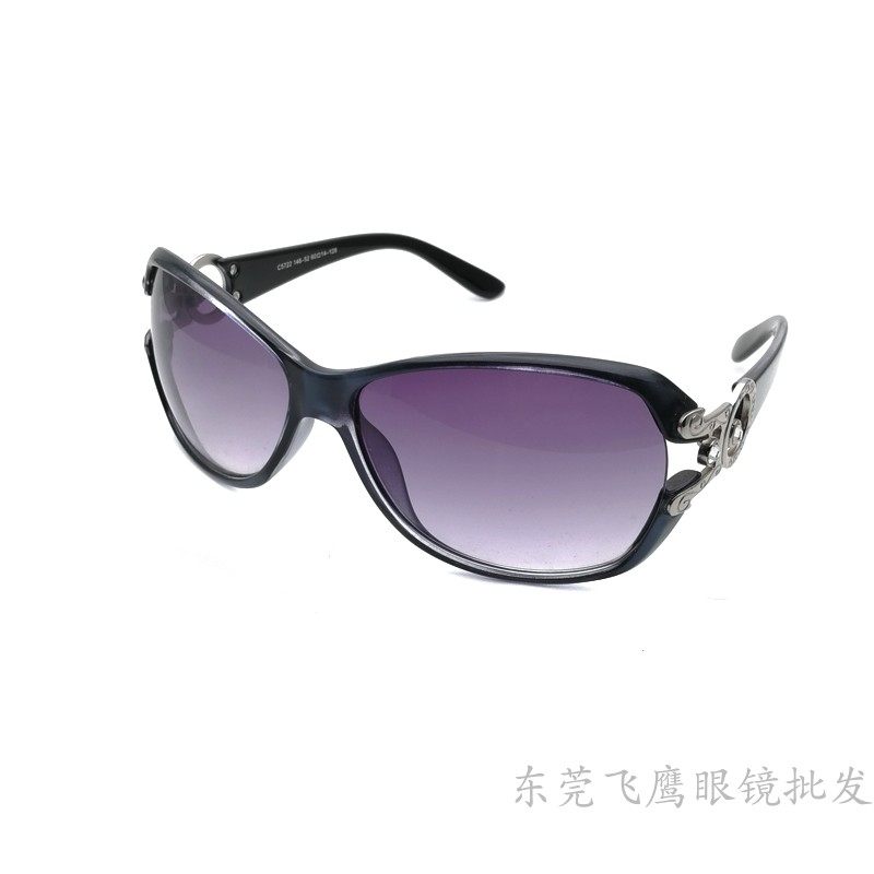 Fashion Women's Full Box Lady Light Color Sunglasses Fashion Sunglasses Anti UV Travel Travel 