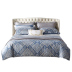 ROYALCOVER / Luo Kafu in vải châu Âu bông denim hình học trung tính gió Aosta - Bộ đồ giường bốn mảnh bộ chăn ga gối đệm giảm giá Bộ đồ giường bốn mảnh