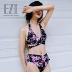 Yizi bikini áo tắm nữ mới chia tay áo tắm gợi cảm ngực nhỏ tụ tập áo tắm kỳ nghỉ bên bờ biển Bộ đồ bơi hai mảnh