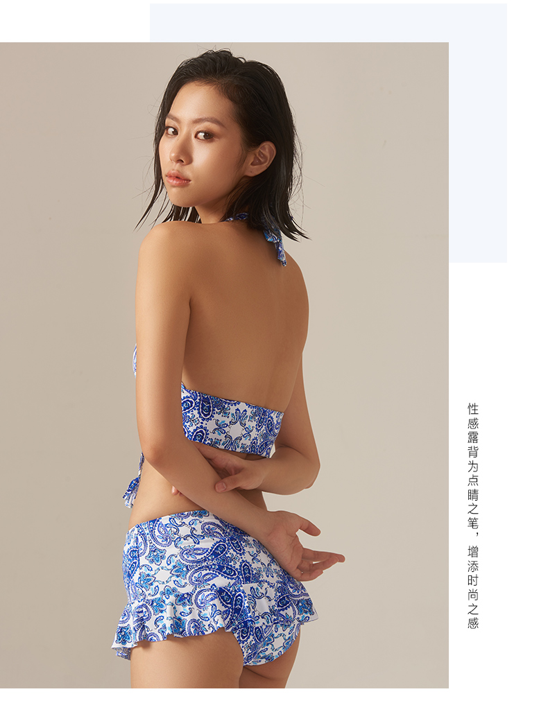Yizi mới ngực nhỏ tụ tập áo tắm nữ bikini gợi cảm nóng bỏng bikini 2188 - Bikinis áo tắm hai mảnh