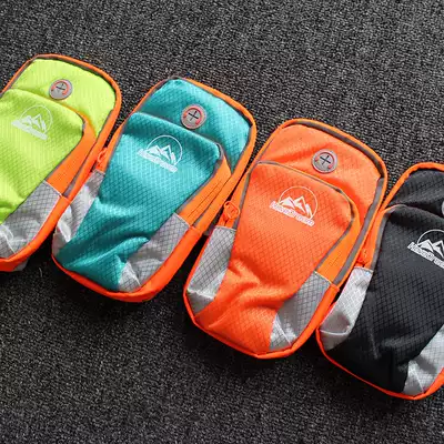 Fitness cycling running big screen mobile phone arm bag men and women's mobile phone bag sports arm sleeve wrist bag Universal arm bag
