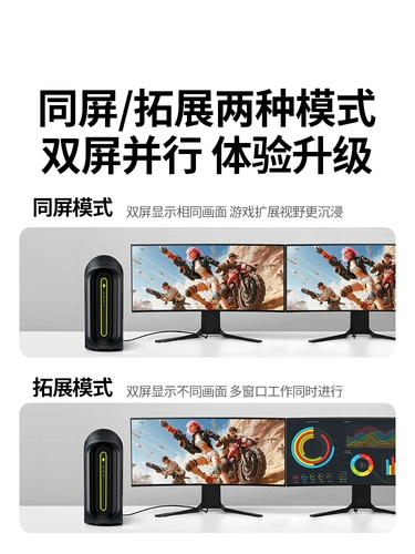 绿联 Адаптер dp-hdmi 4k высокой четкости компьютерный хост подключение видеокарты монитор экран ТВ-кабель конверсионный порт