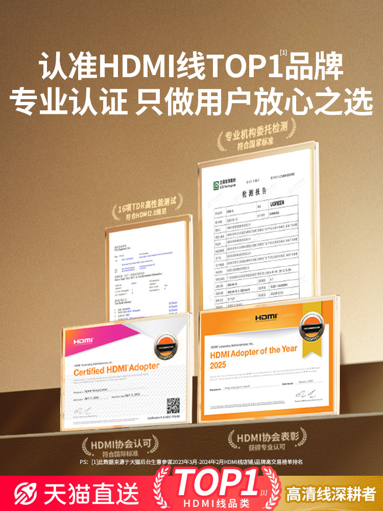 Greenlink HDMI Cable High-Definition Cable Connects to Computer, Laptop, Monitor, Screen, 4K Tv Data Video Cable Extension