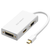 Greenlink minidp to hdmi vga dvi converter three-in-one hdni connector notebook connection projector mini lightning port docking station suitable for Apple macboo