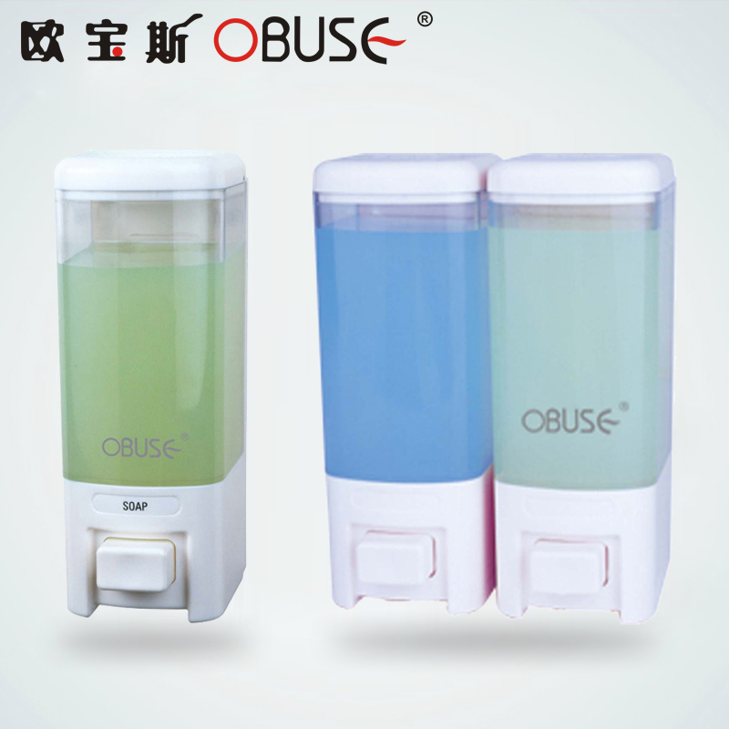 Obos OBUSE bathroom hand sanitizer bath soap box shower room hand sanitizer hotel soap dispenser transparent