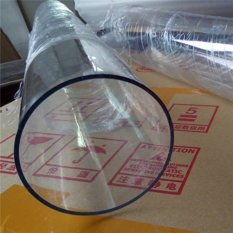 Supply transparent plastic PC Hard pipe Balcony Water Pipe Style Fish transparent 4 inch tube outer diameter 110mm