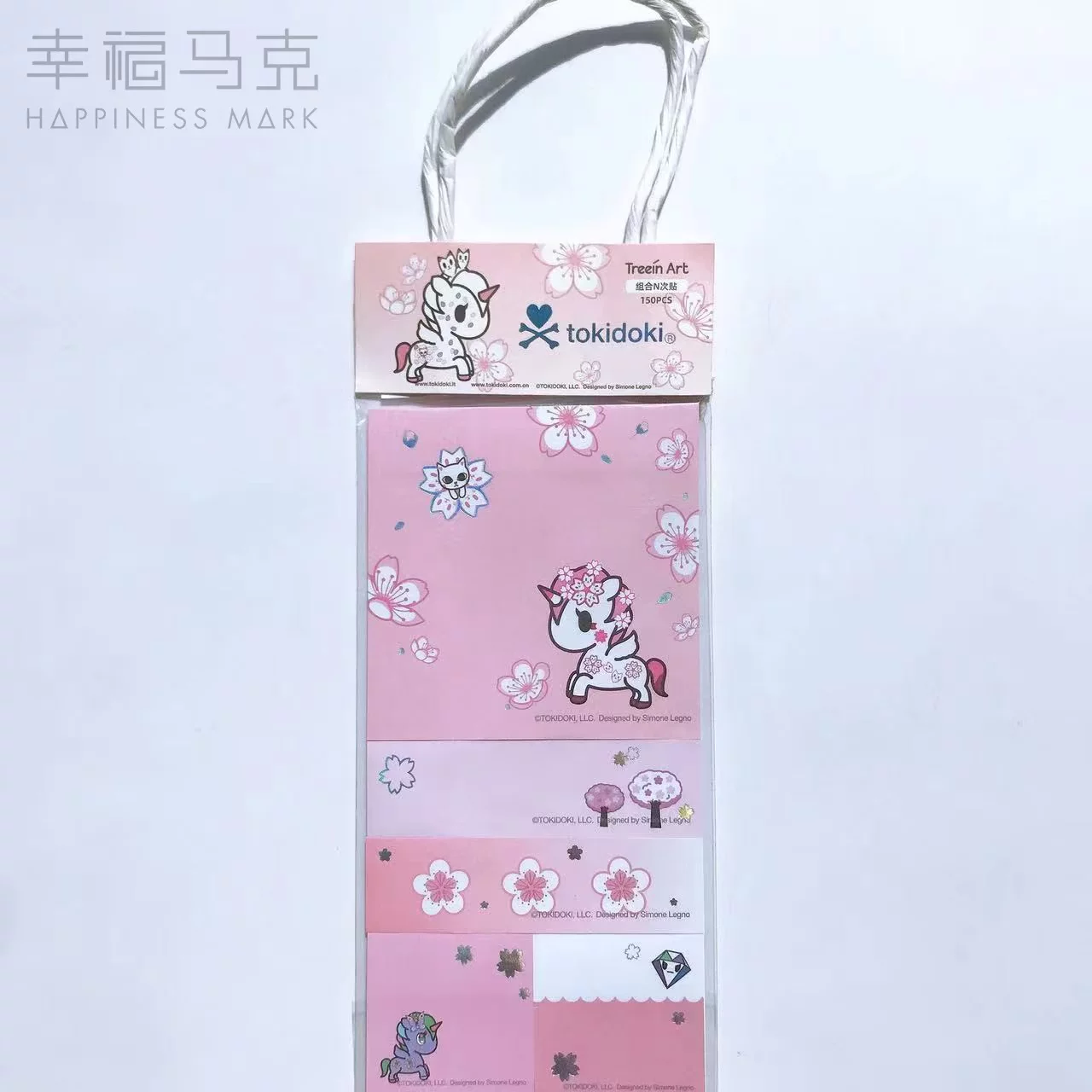 Китайский бренд Tokidoki серия Sakura бронзирование сумка набор N раз наклейки учащийся милый мультфильм подлинно подтверждён