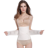 Белый хлопковый послеродовой бондаж, утягивающий пояс на талию