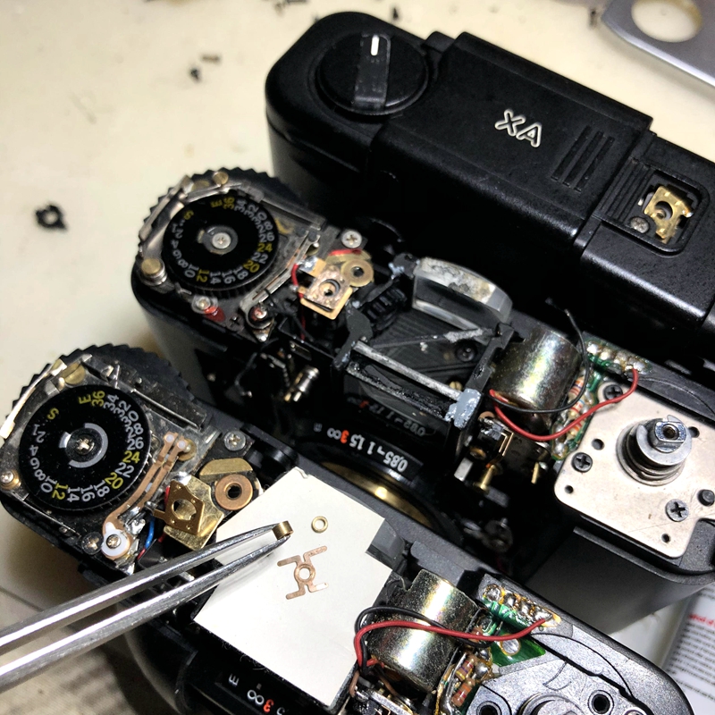 Olympus Olympus XA Shutter - Key Parts Copper Easy Disposal Trigger Shutter Components