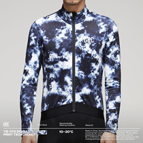 GRC unruly endless autumn and winter TIE-DYE print road bike riding suit warm breathable jacket top