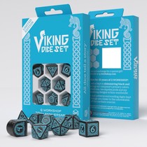 Emperor Penguin Board Game Q Workshop Viking Running Group Dice Bright Black and Blue Pattern 20th Anniversary