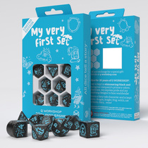 Emperor Penguin Board Game Q Workshop Running Group Dice Children Bright Black Blue Pattern 20th Anniversary