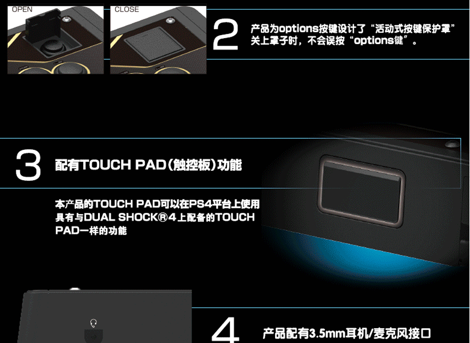 Ngân hàng Quốc gia HORI Bản gốc Tekken Street Fighter King Fighter Mini Arcade Rocker cho PS4 PC 091 092 - Cần điều khiển tay cầm chơi game iphone