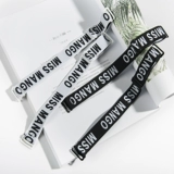 Нижнее белье, нескользящие бретели с буквами, невидимый бюстгалтер, нагрудный ремень, летний аксессуар, красивая спина, надевается на плечо