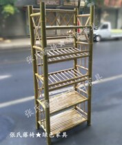 Zhangs rattan chair bamboo furniture wine rack Shelf shelf red display rack red display rack Sichuan Province new listing sale