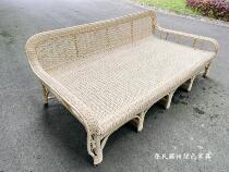 Zhangs rattan chair handmade bamboo and rattan woven bed lunch break bamboo sofa bed natural wild plant rattan bed 2m x 1m bed
