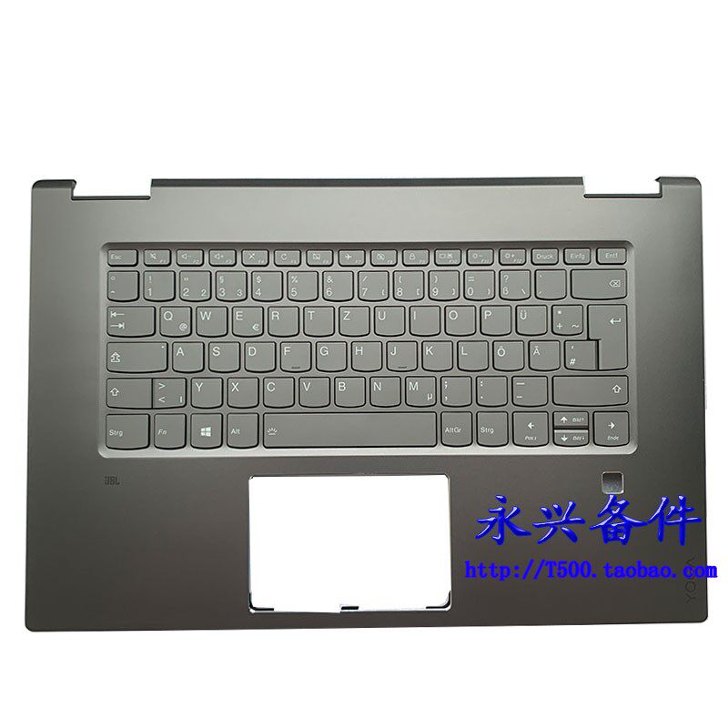 Lenovo Yoga720-15IKB backlight keyboard C shell German 5CB0N67919 grey housing palm