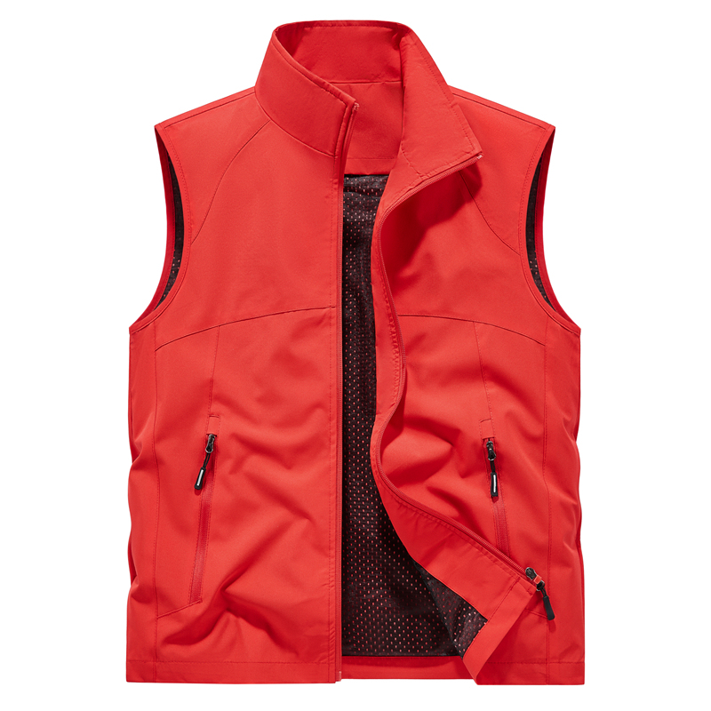 Unisex Couple's Spring and Summer Thin Breathable Casual Vest, Multifunctional Sleeveless Jacket, Outdoor Versatile Fisherman Vest