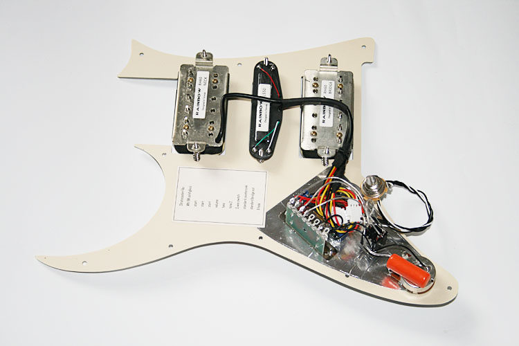Corpo Chitarra Elettrica RG Jem Stile Fireman – Incompiuto, Configurazione SSS, Coda Dura