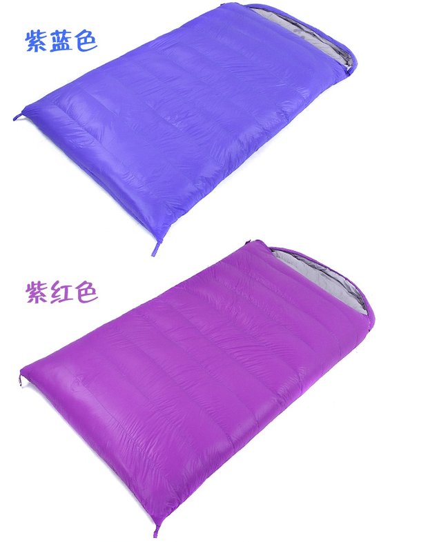 Lạc đà ngoài trời đôi xuống túi ngủ cắm trại đi bộ đường dài cắm trại mùa thu và mùa đông dày ấm cặp vợ chồng xuống túi ngủ - Túi ngủ túi ngủ du lịch